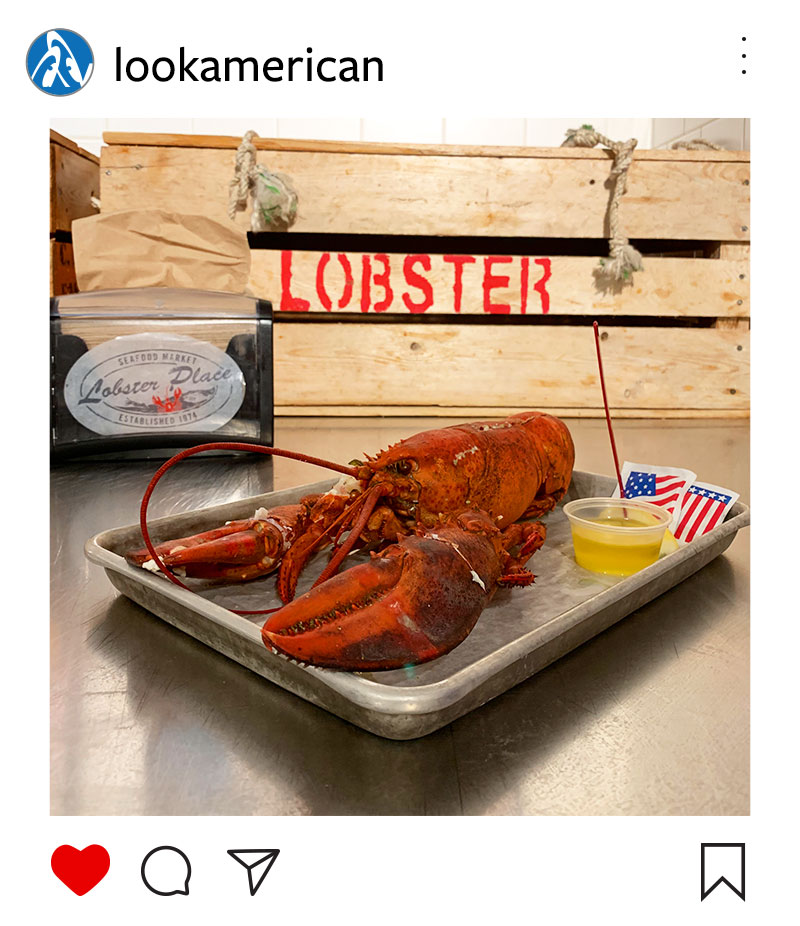 ニューヨーク 観 旅行 ツアー Lobster Placeのロブスター