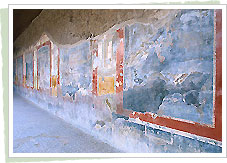 遺跡内の壁画
